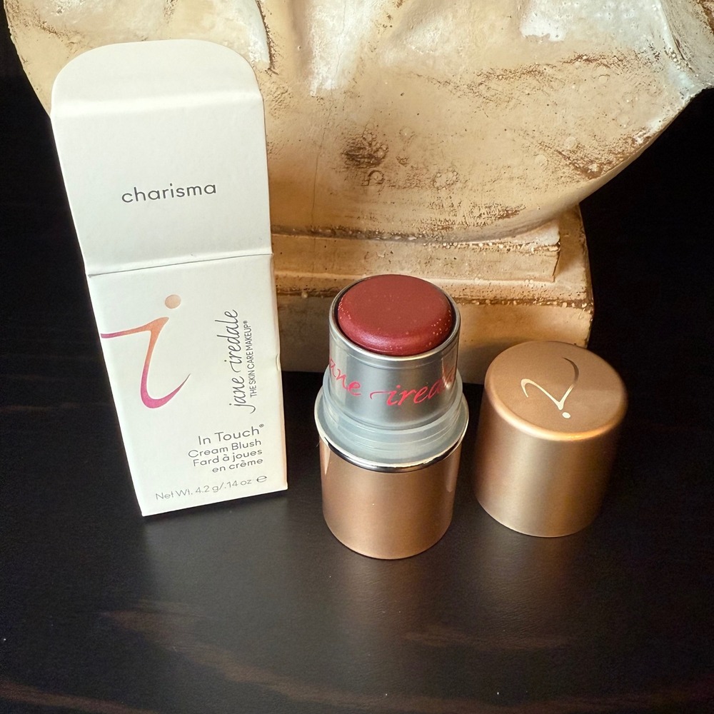 Jane Iredale In Touch Cream Blush Charisma Pink Red Stick Makeup 4.2g .14oz